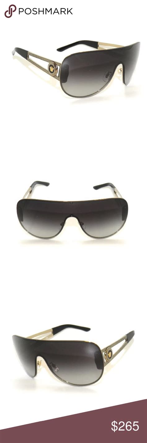 women's black and gold versace sunglasses|black versace sunglasses gold inside.